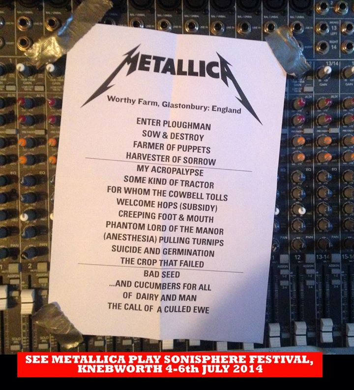 Metallica - Glastonbury Festival  
