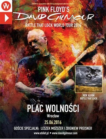 David Gilmour - Rattle That Lock Tour. Live in Wroclaw  