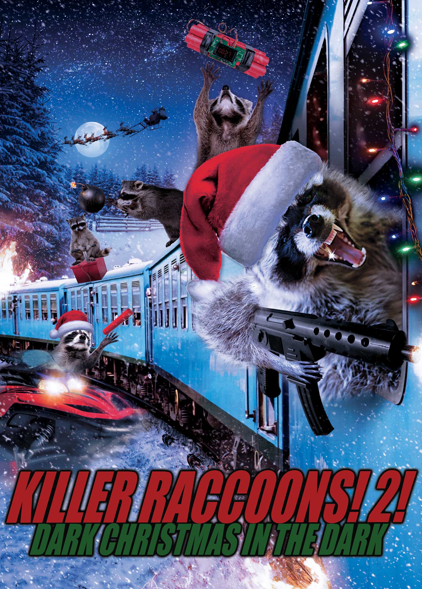 Еноты-убийцы 2: Тёмное Рождество в темноте - Killer Raccoons 2- Dark Christmas in the Dark