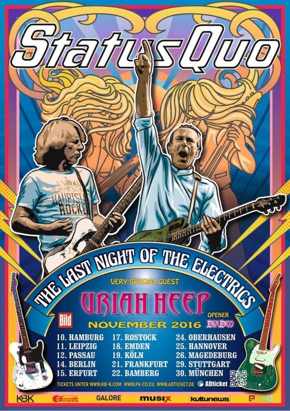 Status Quo - The Last Night Of The Electrics 2016  